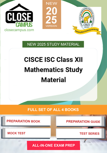 Buy CISCE ISC Class XII Mathematics Study Material 2025 Edition ...