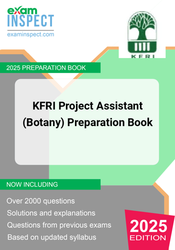 KFRI Project Assistant Botany Preparation Book