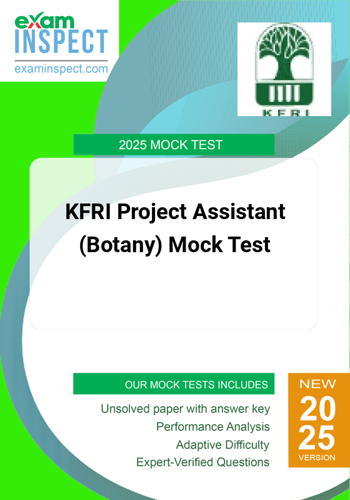 KFRI Project Assistant Botany Mock Test