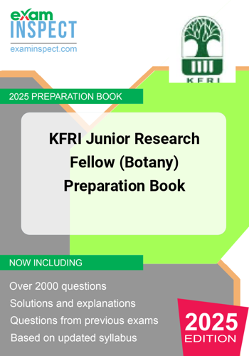 KFRI Junior Research Fellow Botany Preparation Book