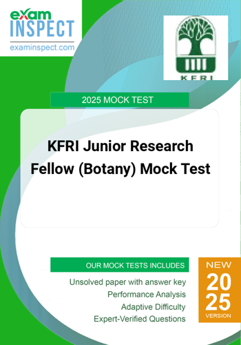 KFRI Junior Research Fellow Botany Mock Test