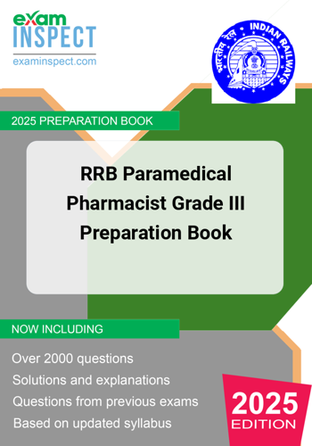 RRB Paramedical Pharmacist Grade III Preparation Book