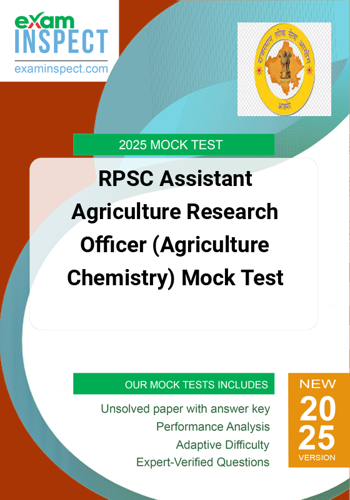 Additional image of RPSC Assistant Agriculture Research Officer (Agriculture Chemistry) Mock Test