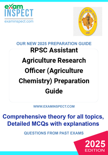 Additional image of RPSC Assistant Agriculture Research Officer Agriculture Chemistry Preparation Guide