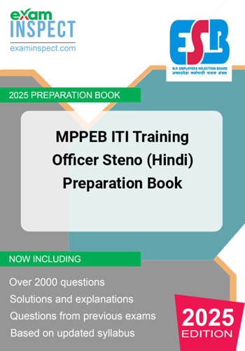 MPPEB ITI Training Officer Steno Preparation Book