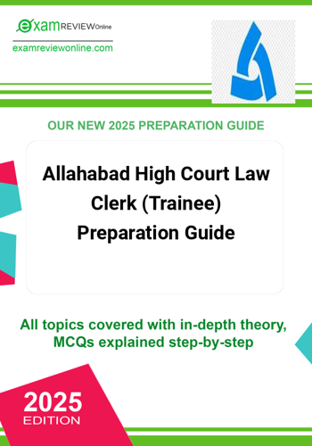 Additional image of Allahabad High Court Law Clerk Trainee Preparation Guide