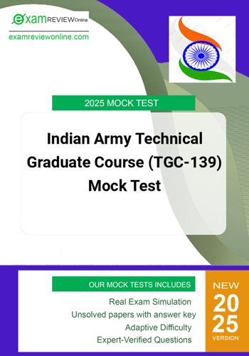 Additional image of Indian Army Technical Graduate Course TGC139 Mock Test