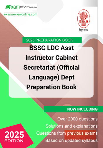 Additional image of BSSC LDC Asst Instructor Cabinet Secretariat Official Language Dept Preparation Book