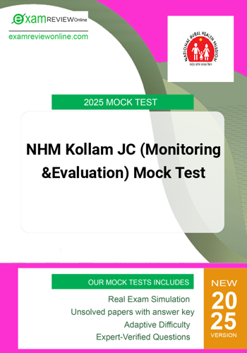 Additional image of NHM Kollam JC Monitoring &Evaluation Mock Test