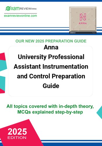 Additional image of Anna University Professional Assistant Instrumentation and Control Preparation Guide