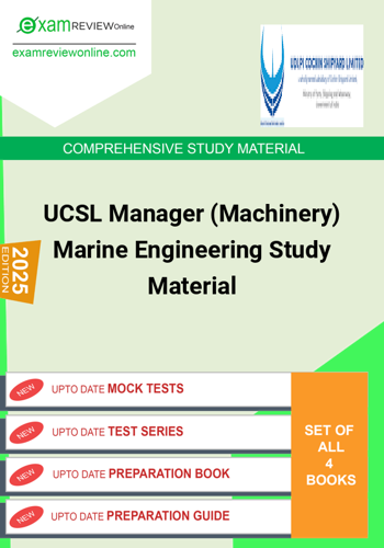 Additional image of UCSL Manager Machinery Marine Engineering Study Material