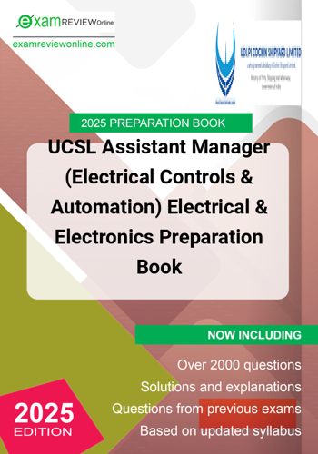 Additional image of UCSL Assistant Manager Electrical Controls & Automation Electrical & Electronics Preparation Book