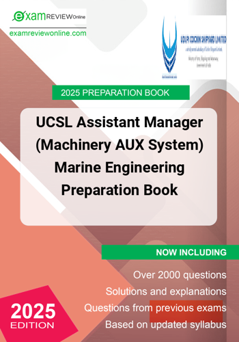 Additional image of UCSL Assistant Manager Machinery AUX System Marine Engineering Preparation Book