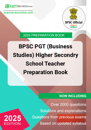BPSC PGT Business Studies Higher Secondry School Teacher Preparation Book