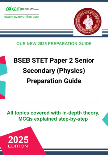 Additional image of BSEB STET Paper 2 Senior Secondary Physics Preparation Guide