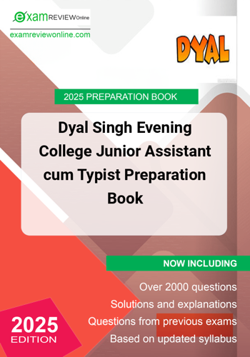 Additional image of Dyal Singh Evening College Junior Assistant cum Typist Preparation Book