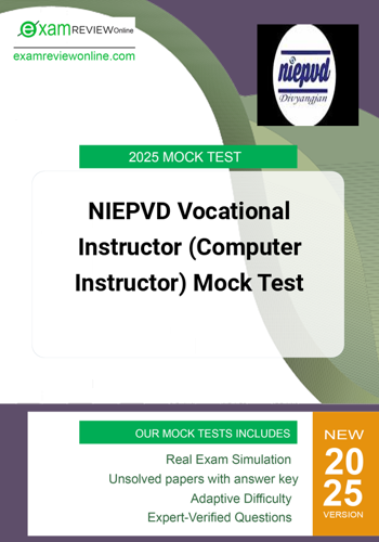 Additional image of NIEPVD Vocational Instructor Computer Instructor Mock Test