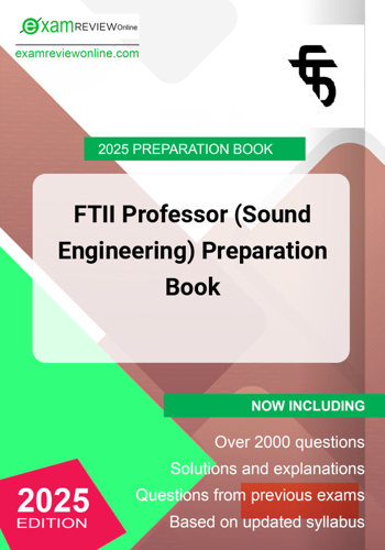 Additional image of FTII Professor Sound Engineering Preparation Book