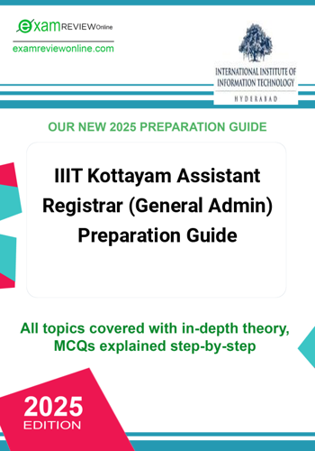 Additional image of IIIT Kottayam Assistant Registrar General Admin Preparation Guide