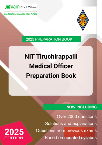Additional image of NIT Tiruchirappalli Medical Officer Preparation Book
