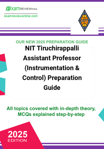 Additional image of NIT Tiruchirappalli Assistant Professor Instrumentation & Control Preparation Guide