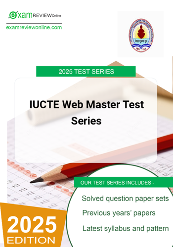 Additional image of IUCTE Web Master Test Series