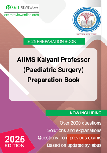 Additional image of AIIMS Kalyani Professor Paediatric Surgery Preparation Book