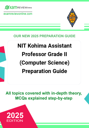 Additional image of NIT Kohima Assistant Professor Grade II Computer Science Preparation Guide