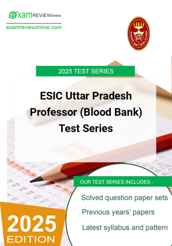 Additional image of ESIC Uttar Pradesh Professor Blood Bank Test Series