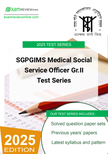 Additional image of SGPGIMS Medical Social Service Officer GrII Test Series