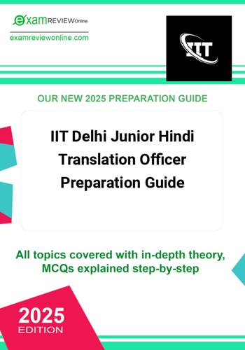Additional image of IIT Delhi Junior Translation Officer Preparation Guide