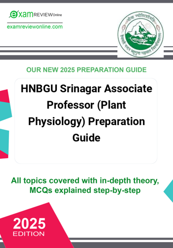 Additional image of HNBGU Srinagar Associate Professor Plant Physiology Preparation Guide