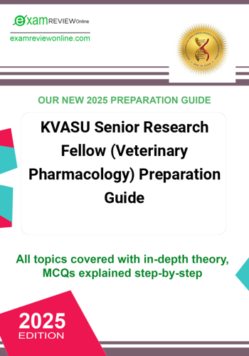 Additional image of KVASU Senior Research Fellow Veterinary Pharmacology Preparation Guide