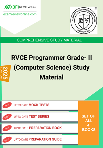 Additional image of RVCE Programmer Grade II Computer Science Study Material