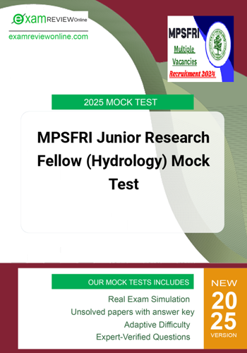 Additional image of MPSFRI Junior Research Fellow Hydrology Mock Test