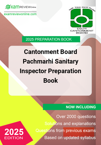 Additional image of Cantonment Board Pachmarhi Sanitary Inspector Preparation Book