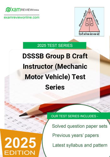 Additional image of DSSSB Group B Craft Instructor Mechanic Motor Vehicle Test Series