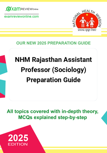Additional image of NHM Rajasthan Assistant Professor Sociology Preparation Guide