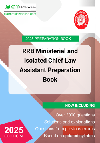 RRB Ministerial and Isolated Chief Law Assistant Preparation Book