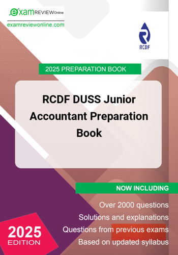 Additional image of RCDF DUSS Junior Accountant Preparation Book