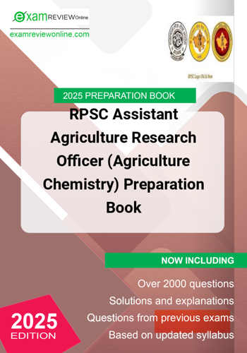 Additional image of RPSC Assistant Agriculture Research Officer Agriculture Chemistry Preparation Book