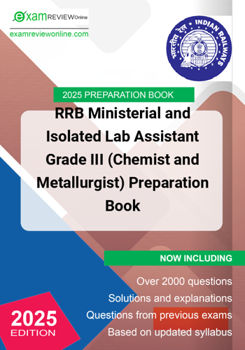 RRB Ministerial and Isolated Lab Assistant Grade III Chemist and Metallurgist Preparation Book