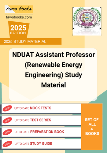 Additional image of NDUAT Assistant Professor Renewable Energy Engineering Study Material