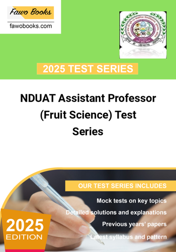 Additional image of NDUAT Assistant Professor Fruit Science Test Series