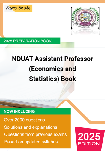 NDUAT Assistant Professor Economics and Statistics Preparation Book