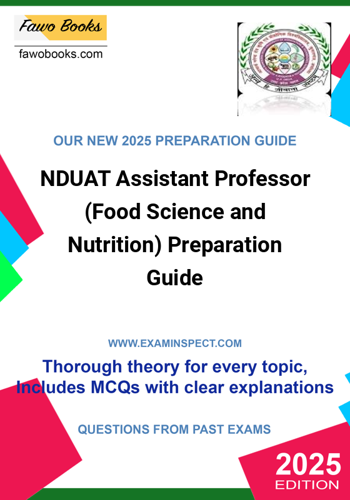 Additional image of NDUAT Assistant Professor Food Science and Nutrition Preparation Guide
