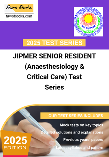 Additional image of JIPMER SENIOR RESIDENT Anaesthesiology & Critical Care Test Series