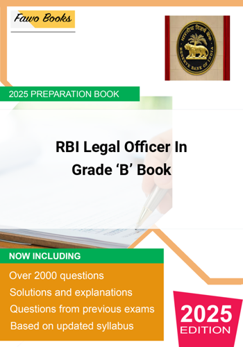 RBI Legal Officer In Grade B Preparation Book