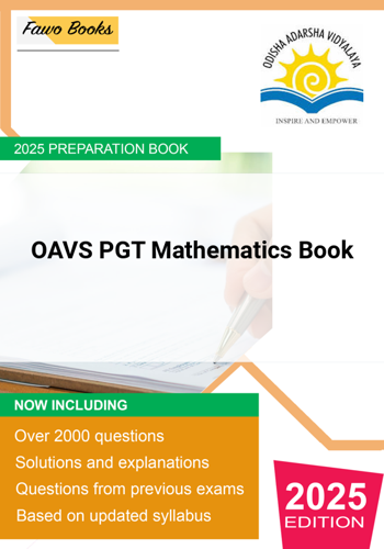 OAVS PGT Mathematics Preparation Book