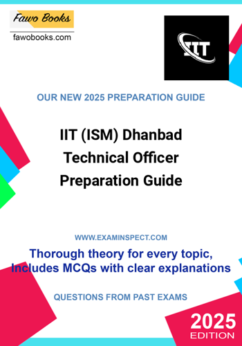Additional image of IIT ISM Dhanbad Technical Officer Preparation Guide